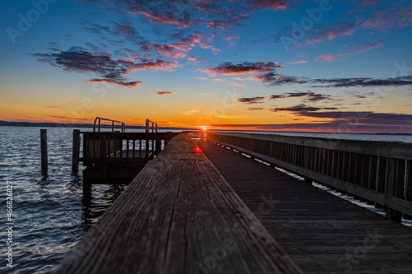 Obraz sunset on the James River