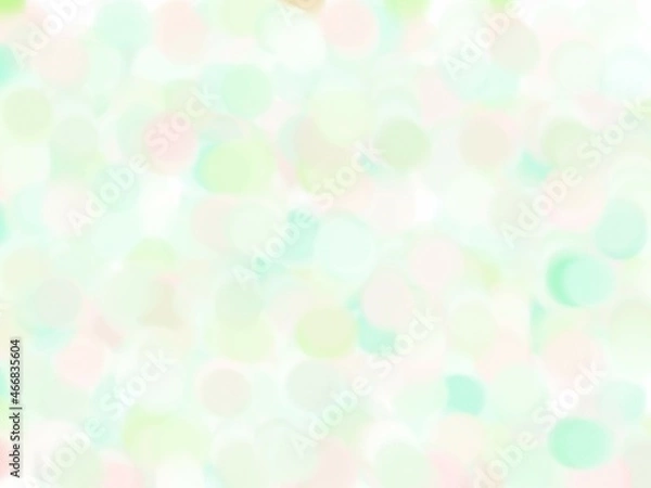 Obraz Abstract painting made up of green and pink dots.