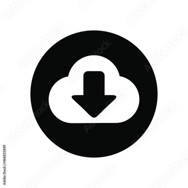 Obraz download icon button