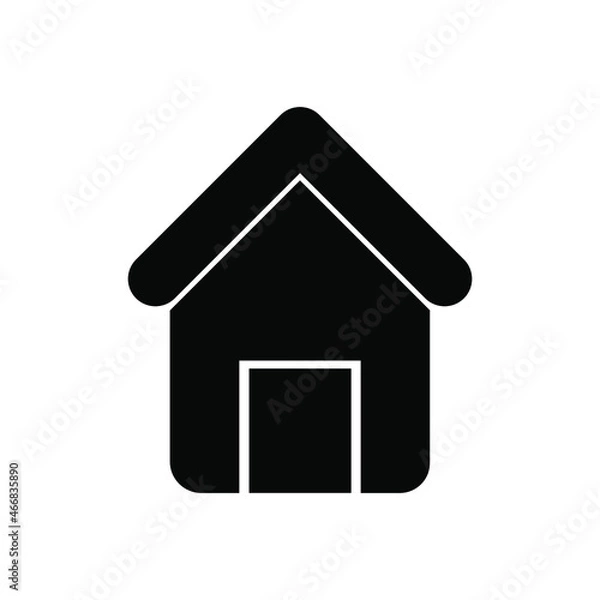 Obraz home icon on a white background