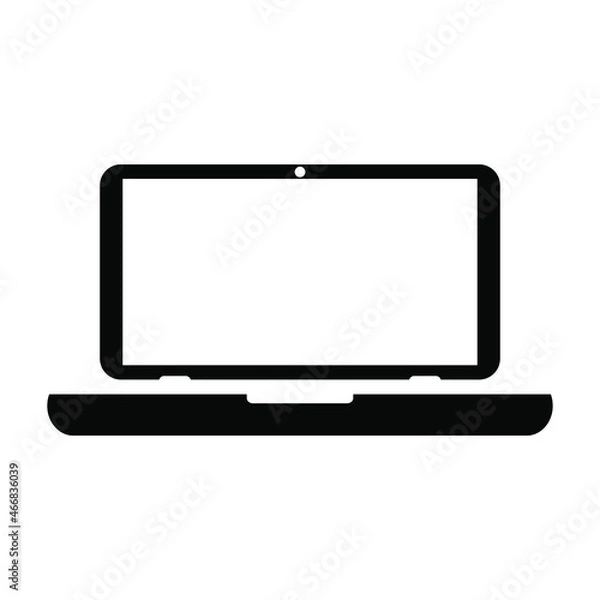 Obraz laptop computer with blank screen