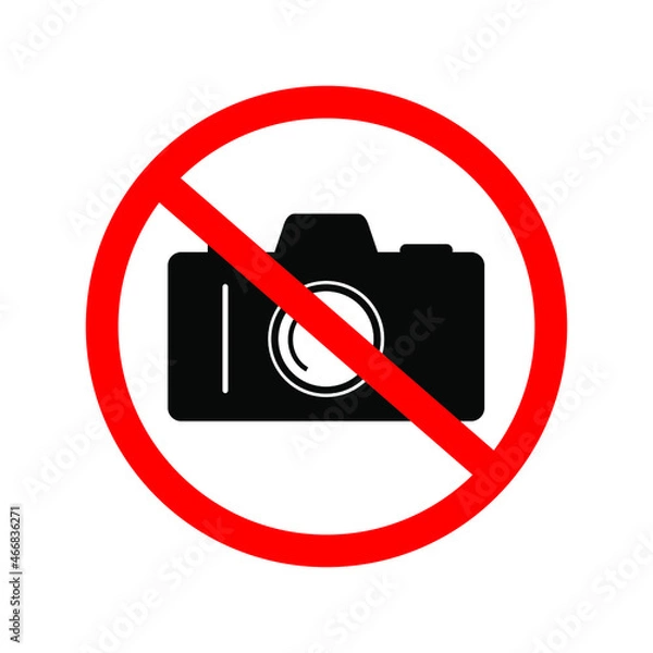 Obraz no camera sign