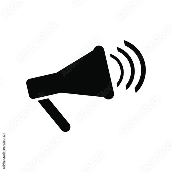 Obraz megaphone on white background