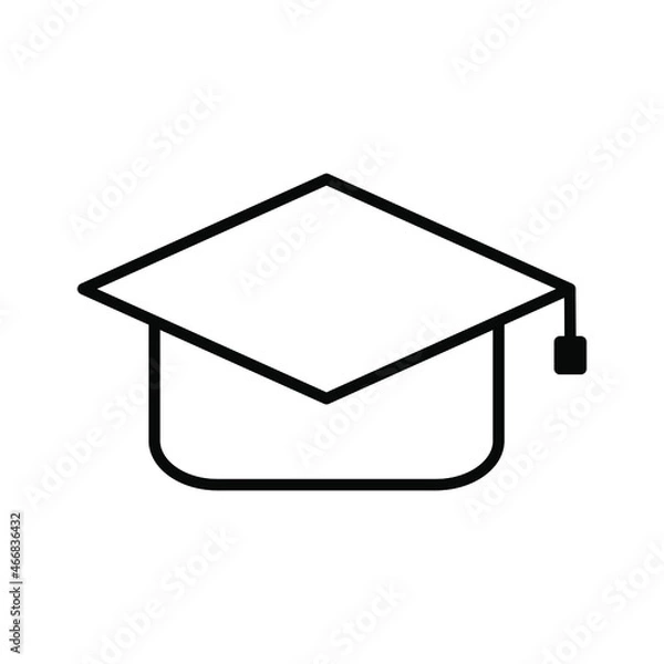 Obraz graduation cap icon