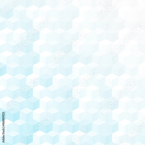Fototapeta Abstract texture from 3d cubes, background from geometric shapes, vector illustration 10eps
