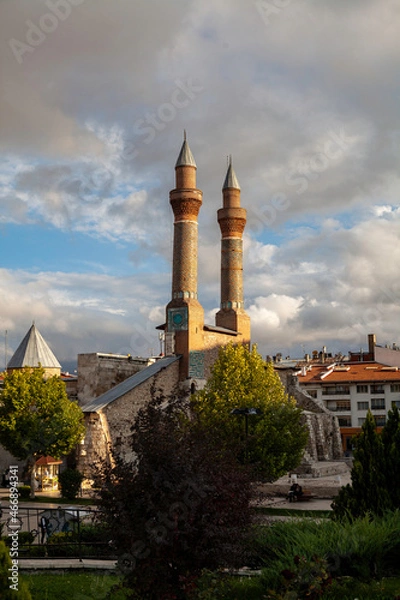 Obraz mosque in the city
