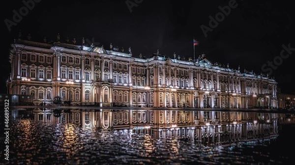 Obraz building in the night