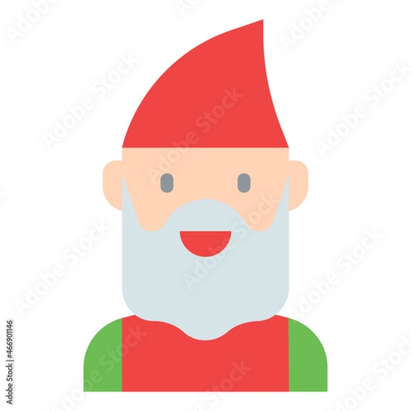 Fototapeta gnome flat icon