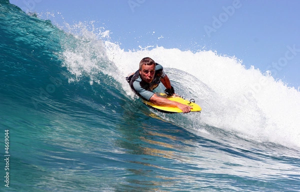 Fototapeta Bodyboarden