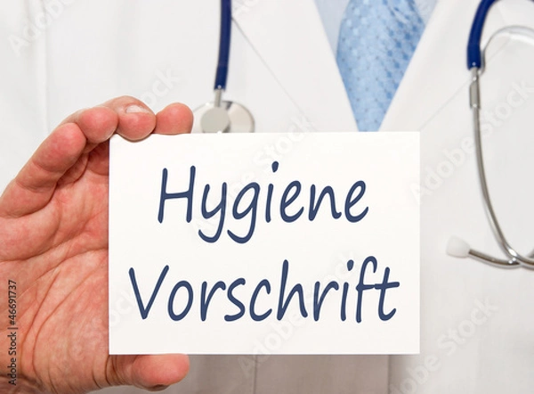 Obraz Hygiene Vorschrift