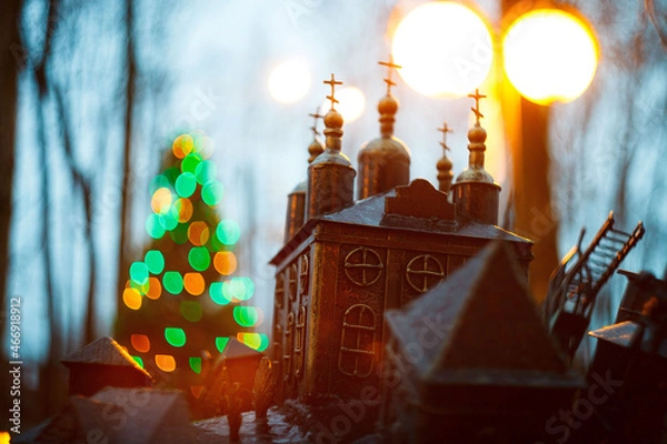 Obraz Miniature of the Cathedral, Christmas in Smolensk