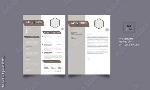 Obraz Resume Template