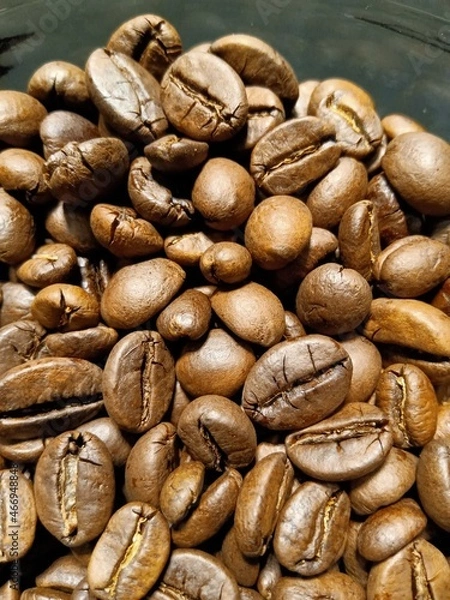 Obraz Close up coffee beans background