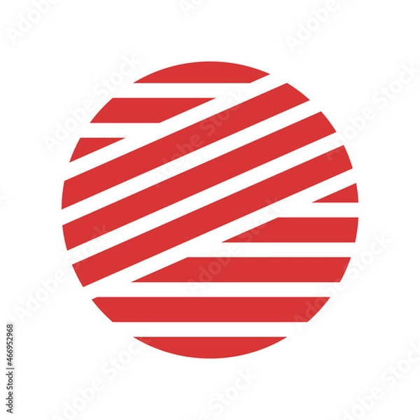 Obraz Wool vector icon. Red symbol