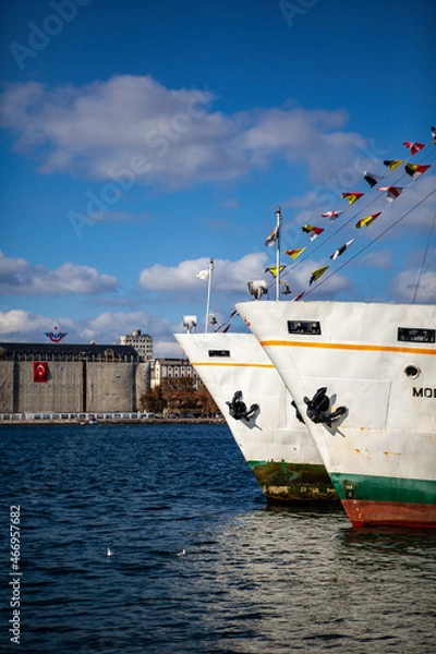Obraz ship in the port
