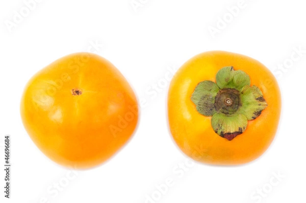 Fototapeta 甘柿の実の上と下