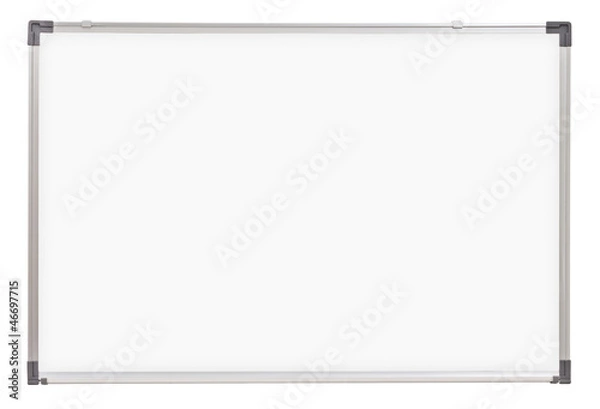 Obraz szkoła tablica lub tablica na białym tle