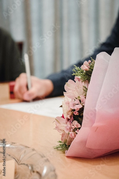 Obraz bride and groom