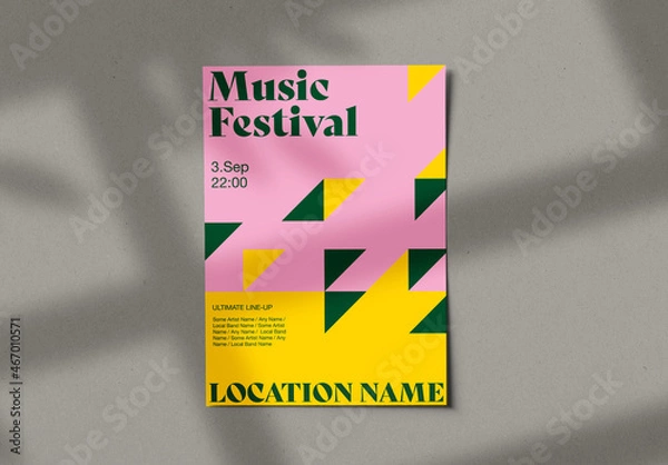 Fototapeta Professional Event Poster Layout