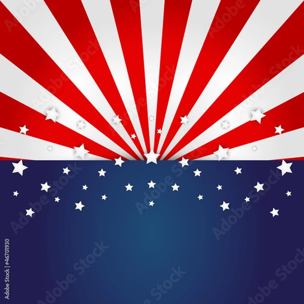 Obraz American Flag Design