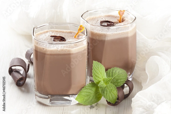 Fototapeta Chocolate milkshake