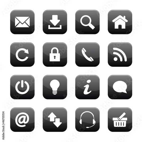 Fototapeta Web buttons