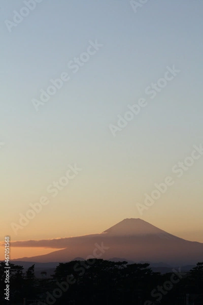 Obraz 夕焼け富士