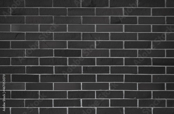 Fototapeta Modern brick wall texture background. Stylish brick tile wall backdrop.	