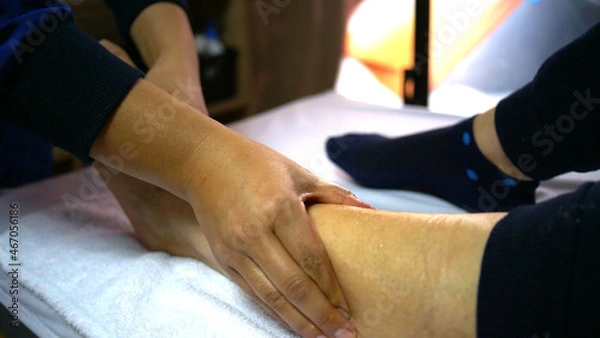 Fototapeta fotografías de fisioterapia