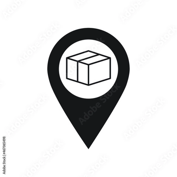 Fototapeta Receive order in pick up and collection point  vector illustration