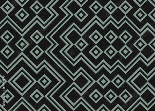 Fototapeta Abstract Geometric Pattern generative computational art illustration