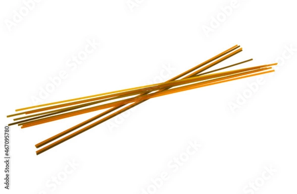 Fototapeta spaghetti isolated