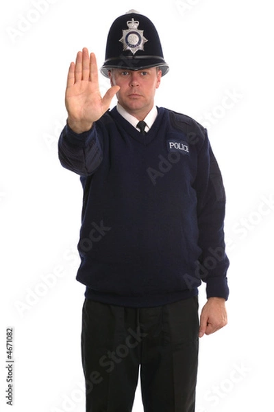 Obraz Policjant - Stop
