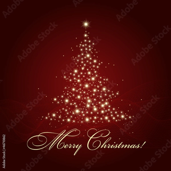 Obraz vector Christmas card