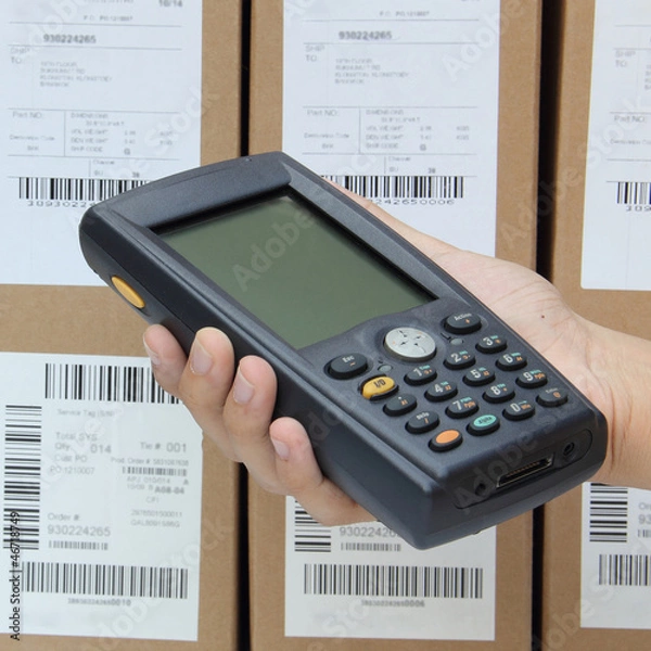 Obraz Barcode scanner operated on PocketPC