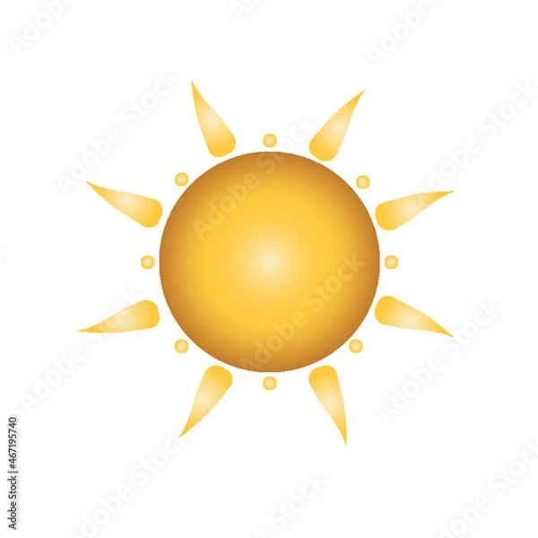 Obraz sun vector illustration