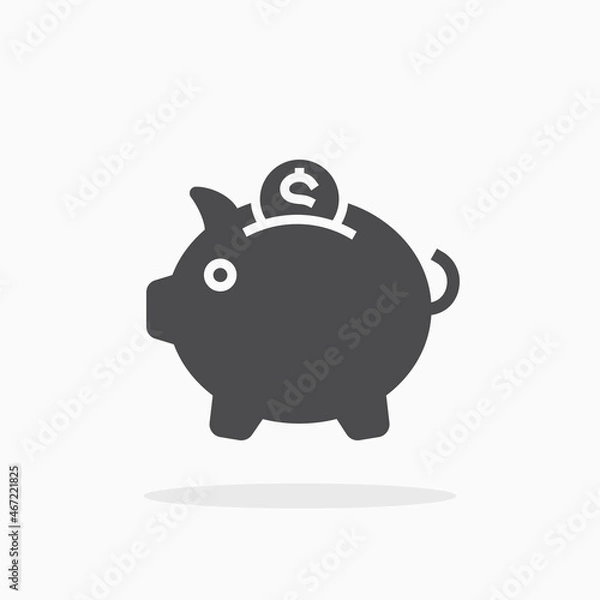 Obraz Piggy bank icon.