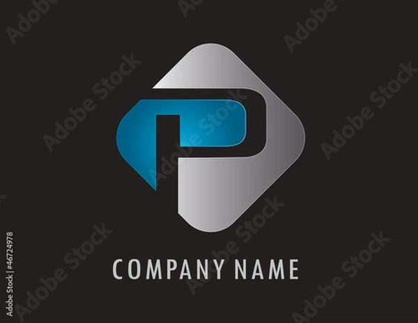 Fototapeta P business logo