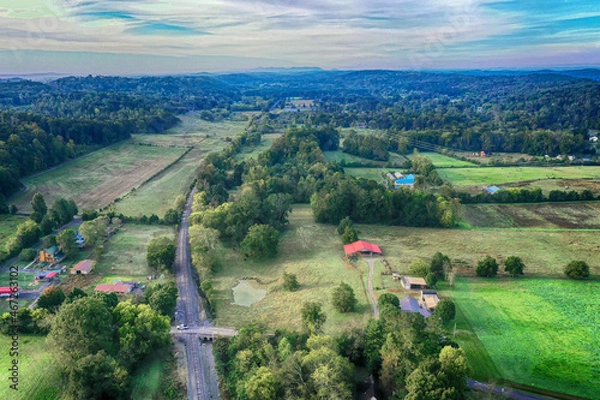Obraz Track and Farmlands