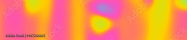 Obraz abstract blur green, yellow and pink colors background for design