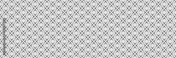 Fototapeta Background pattern with simple decorative elements on a white backdrop for your design. Seamless background for wallpaper, textures.