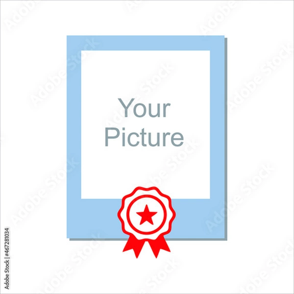 Obraz Photo Frame Design Template Vector
