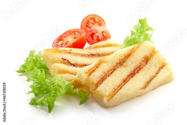 Obraz Isolated grilled cheese eith tomatoes