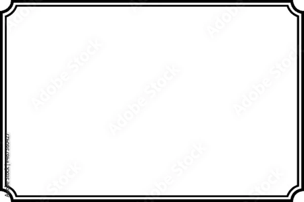 Fototapeta Frame double classic with spots