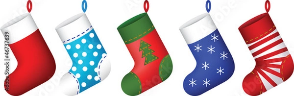 Obraz christmas socks set