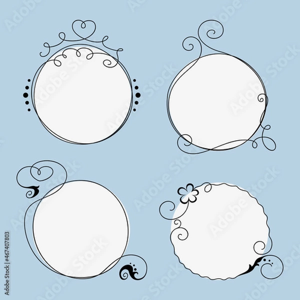 Obraz Hand drawn frames 3