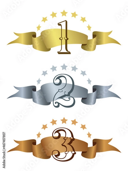 Obraz Ribbons for winners