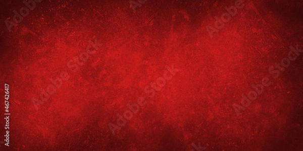 Obraz Red marbled background texture template for banners, watercolor grunge paper. St. Valentine's Day and Christmas design.	