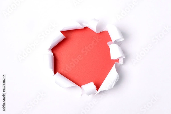 Obraz hole in paper