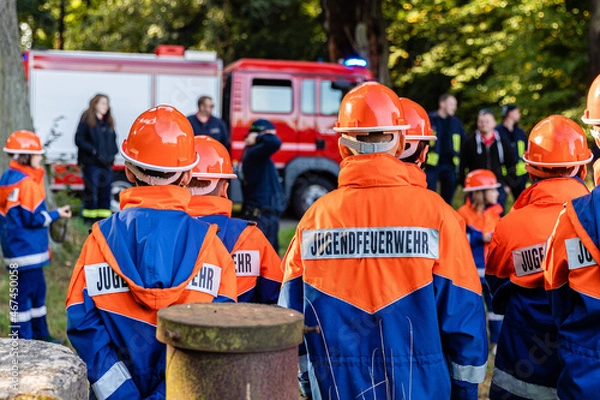 Obraz Jugendfeuerwehr in Aktion